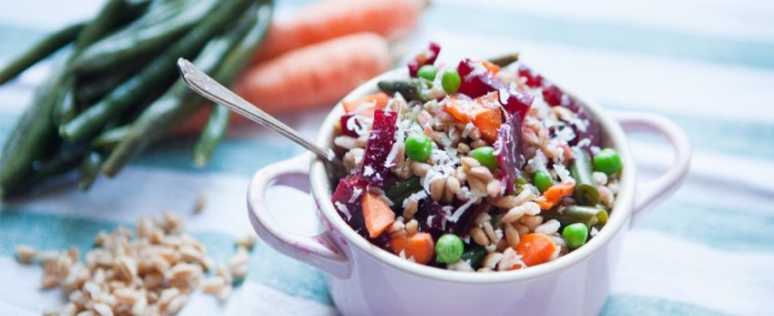 🍅🥕Insalata di farro con legumi e verdure🍅🥕