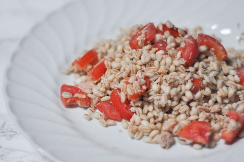 Orzo con tonno e verdure