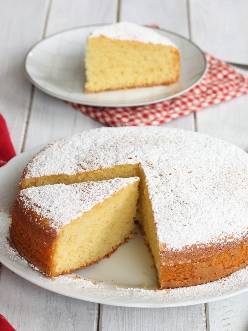 Torta al limone senza bilancia