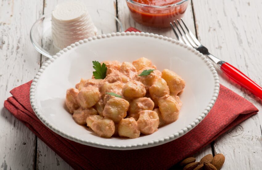 Gnocchi pomodoro e ricotta